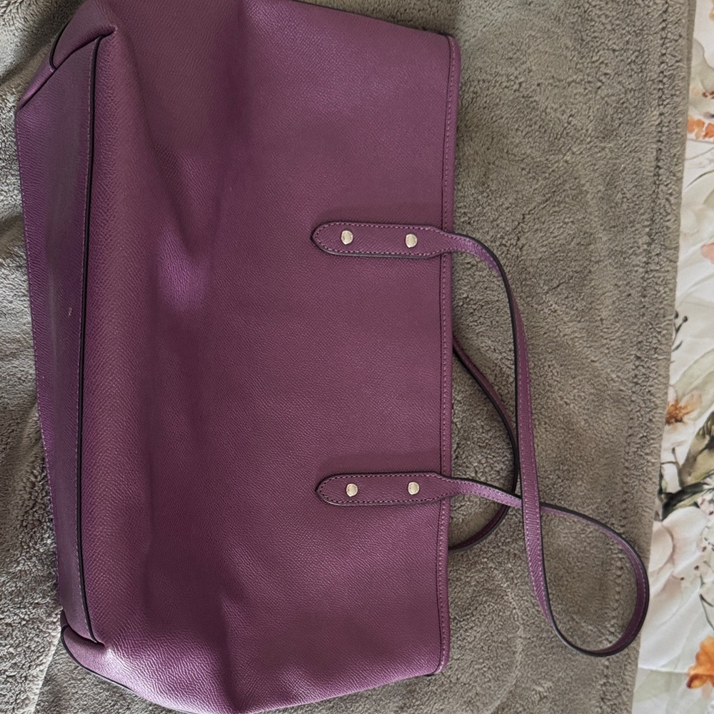 Coach Rich Purple Tote Bag - Picture 2 of 8